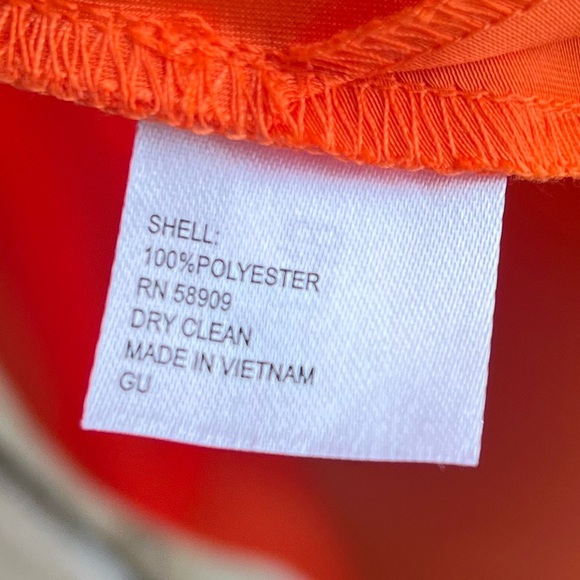 🆕 Gianni Bini Orange Women’s Slip Midi Dress Size 12 - Picture 11 of 12